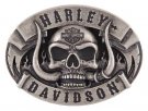 Harley-Davidson® The Beast Belt Buckle, Antique Nickle Finish