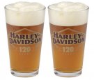 Harley-Davidson® 120th Anniversary Etched Pint Glass Set