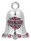 RIDE BELL Pink crystal B&S