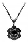 Harley-Davidson® Men's Black Axel Willie G Skull Emblem Chain Necklace