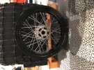 21 x 2.15 Front Laced Rim Black/Chrome