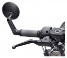 Harley-Davidson® Round Bar End Mirror - Right Hand Side, Satin Black