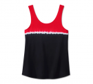 Harley-Davidson Women's Red Handed Dip Dye Tank
