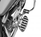 Willie G Skull Large Brake Pedal Pad - Chrome