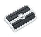 Willie G Skull Large Brake Pedal Pad - Chrome