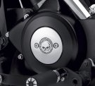 Willie G Skull Left Side Medallion - Chrome