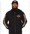 Harley-Davidson Järvsö ZIP Hoodie logga