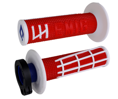 Emig 2.0 Lock-On Grips Red/White