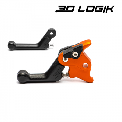 3D Logik Polaris MATRYX justerbart Bromshandtag - Orange Shorty