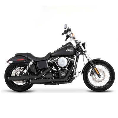 MUFFLER 3" FL/FX 07-UP BK/BK
