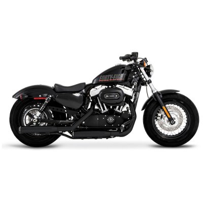MUFFLER 3" XL 14-UP BK/BK