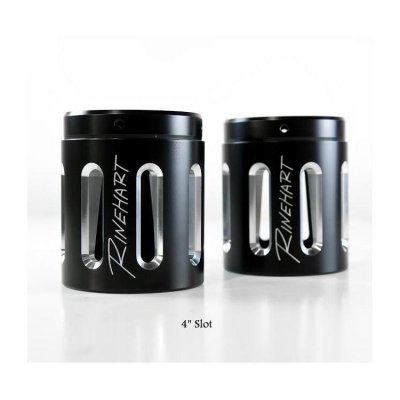 4" END CAP SLOT BK (PR)