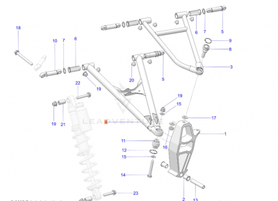 CONTROL ARM  LOWER  LEFT SIDE