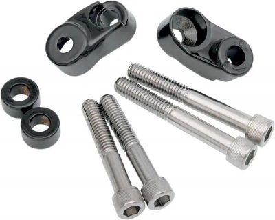 Short Turn Signal Mounts 39/49MM BLK