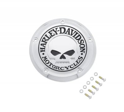 Willie G Skull Derby Cover - Chrome