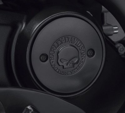 Willie G Skull Right Side Medallion - Black
