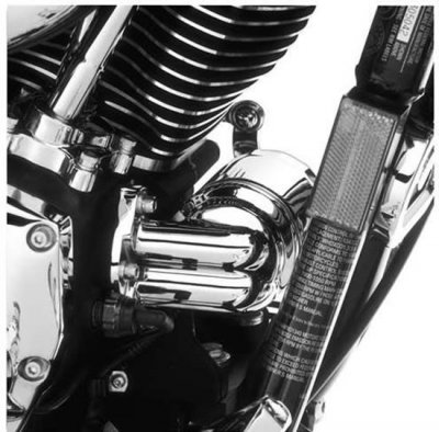 CHROME OIL FILTER MNT. WIN CAM 88
