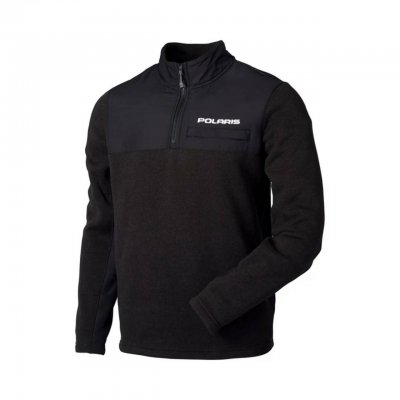 Polaris Titan Mellanlager Andningsbart Quarter-Zip Herr - Svart