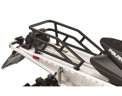 Polaris 144/146" Rear Aluminum Cargo Rack - Black