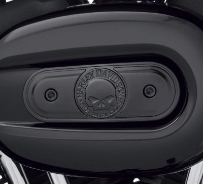 Willie G Skull Air Cleaner Trim - Black