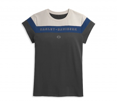 HD T-SHIRT DAM MÖRKGRÅ