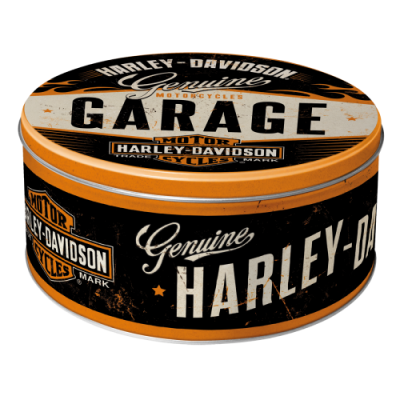 HD PLÅTBURK RUND GARAGE