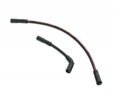 XL Screamin' Eagle 10mm Phat Spark Plug Wires - Black