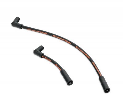 Dyna Screamin' Eagle 10mm Phat Spark Plug Wires - Black