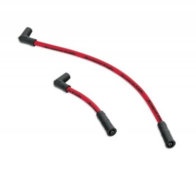 Dyna Screamin' Eagle 10mm Phat Spark Plug Wires - Red