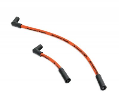 Dyna Screamin' Eagle 10mm Phat Spark Plug Wires - Orange