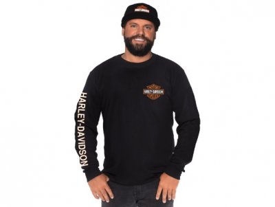Harley-Davidson Järvsö Långärmad t-shirt B&S on Black