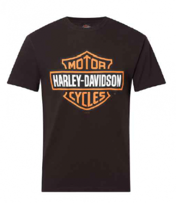 Harley-Davidson Järvsö T-shirt B&S ORANGE ON BLACK