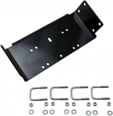 WINCH MOUNT MUD UTV POL