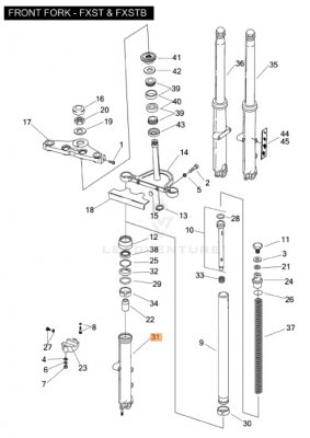 FORK SLIDER,RH
