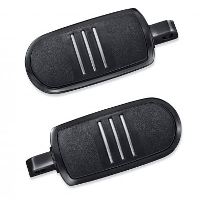 Streamliner Footpegs - Black / Chrome