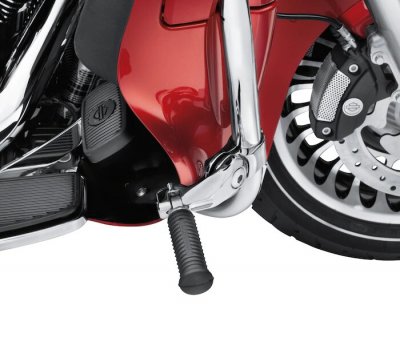 Short Angled Adjustable Highway Peg Mount Kit - Chrome