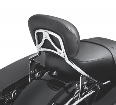 H-D Detachables Sissy Bar Upright Short - Chrome