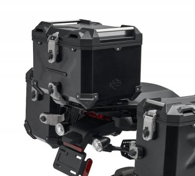 Pan America™ Aluminum Top Case - Black