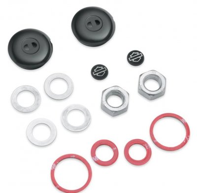 Harley-Davidson® Shock Bold Cover Kit - Black