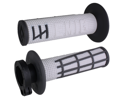 Emig 2.0 Lock-On Grips Graphite/White