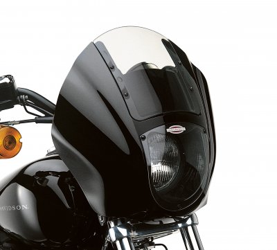 Vivid Black Detachable Quarter Fairing Kit