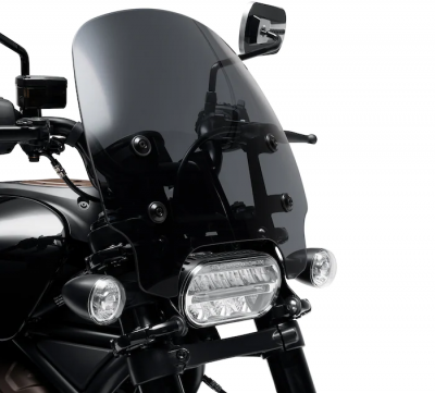 Quick-Release Compact Windshield Dark smoke