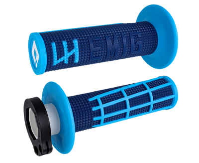 Emig 2.0 Lock-On Grips Navy/Cyan/Blue