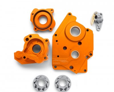 Screamin' Eagle Pro High Volume Oil Pump & Cam Support Plate Kit
