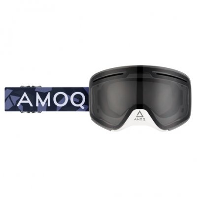 AMOQ Vision Vent+ Magnetic Skoterglasögon Dark Camo - Smoke