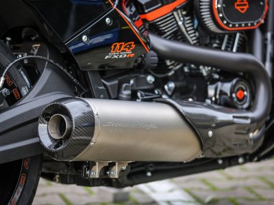 Screamin' Eagle Muffler Kit Titanium ECE - FXDR