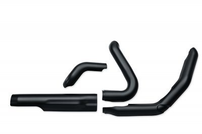 Satin Black Exhaust Shield Kit