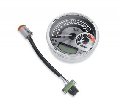 5 in. Combination Analog Speedometer/Tachometer KMH - Spun Aluminum Dial