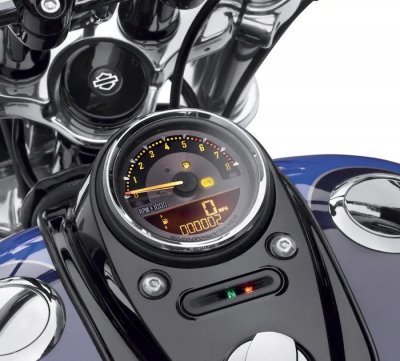H-D Digital Combination Speedometer/Tachometer - KMH & MPH
