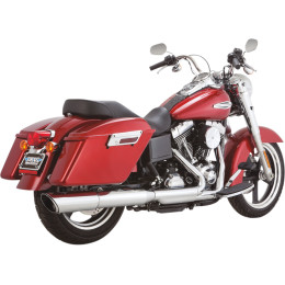 VANCE & HINES MUFFLER TWIN SLASH 2-INTO-1 CHROME